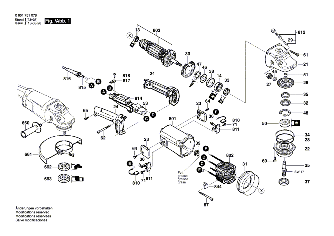 New Genuine Bosch F000600221 Switch