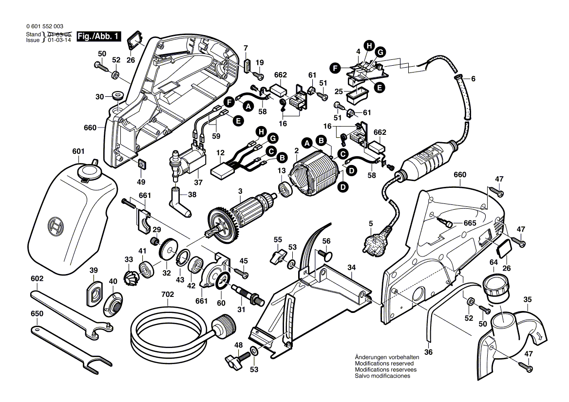 New Genuine Bosch F000600299 Parts Set