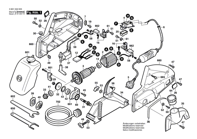 New Genuine Bosch F000600300 Parts Set