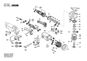 New Genuine Bosch F000600545 Motor Housing