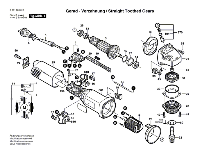 New Genuine Bosch F000601090 Motor Housing