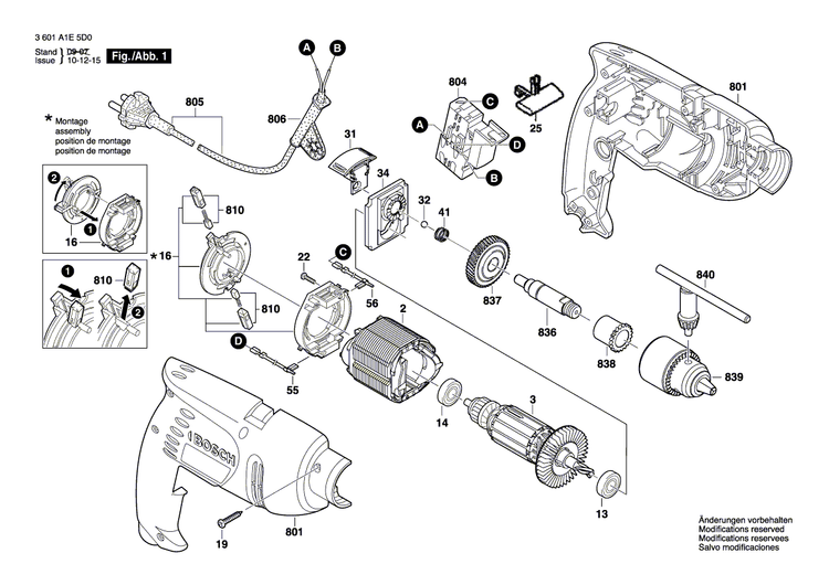 New Genuine Bosch F000605037 Armature