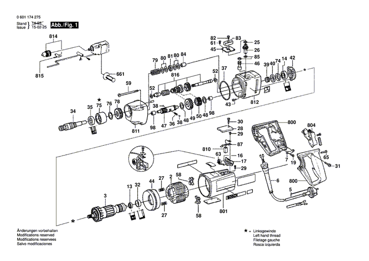 New Genuine Bosch F000605090 Armature
