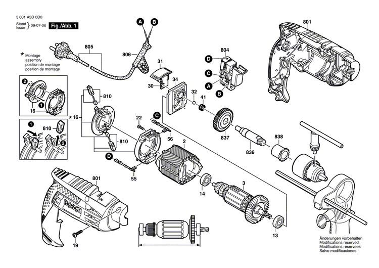 New Genuine Bosch F000605099 Armature