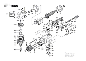 New Genuine Bosch F000605106 Armature With Fan