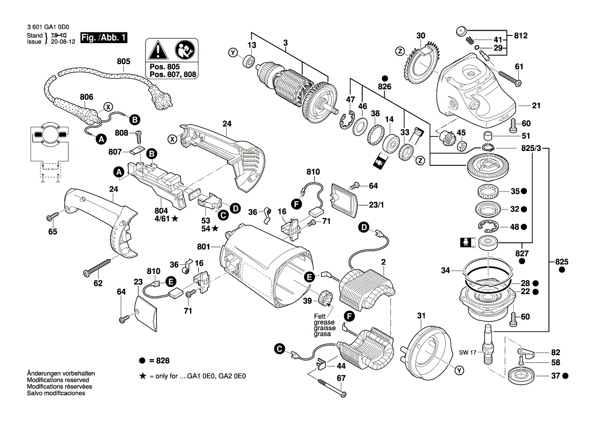 New Genuine Bosch F000605256 Armature