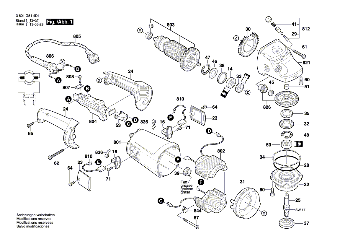 New Genuine Bosch F000607078 Field