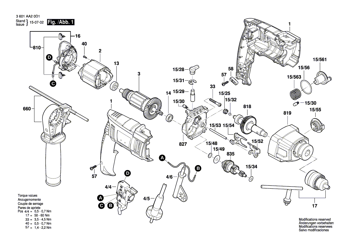 New Genuine Bosch F000607168 Field