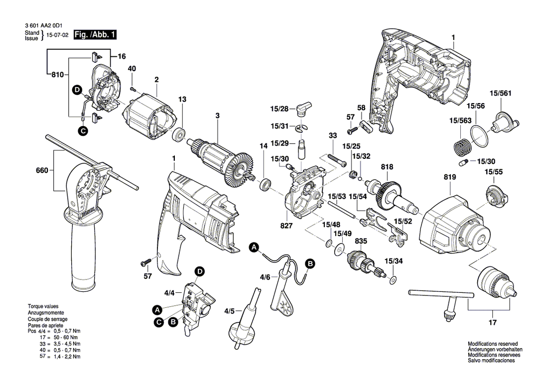 New Genuine Bosch F000607169 Field