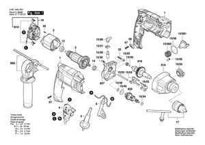 New Genuine Bosch F000609073 Power supply cord