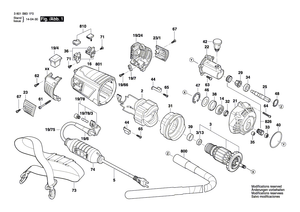 New Genuine Bosch F000609458 Power supply cord