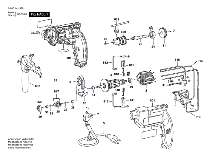 New Genuine Bosch F000616006 Slotted Capstan Screw