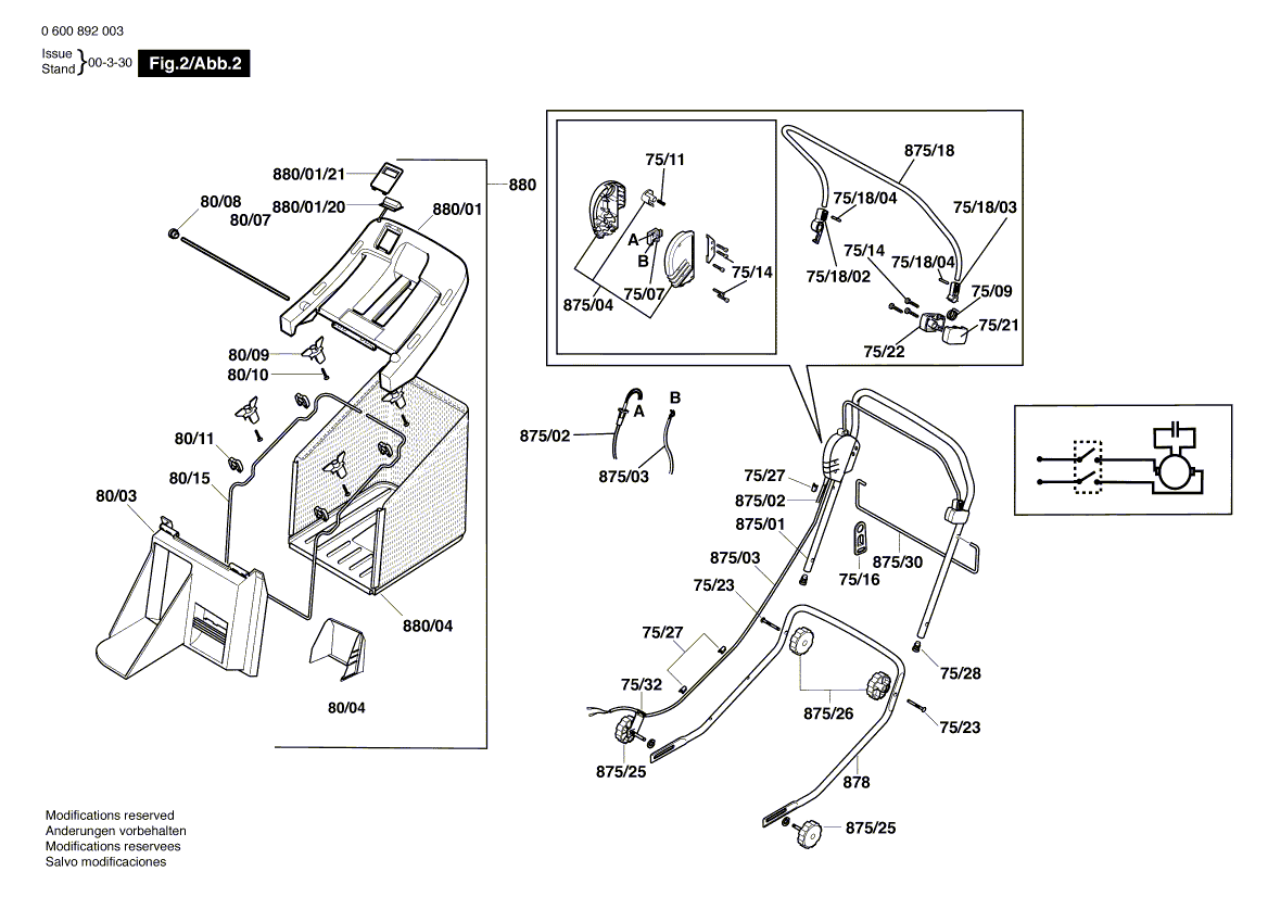 New Genuine Bosch F016102019 Connecting Cable