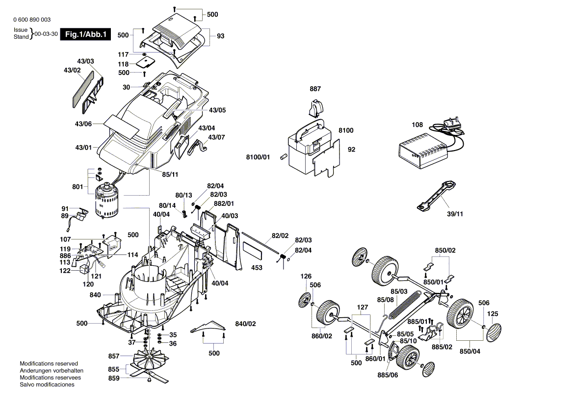 New Genuine Bosch F016102035 Connecting Cable