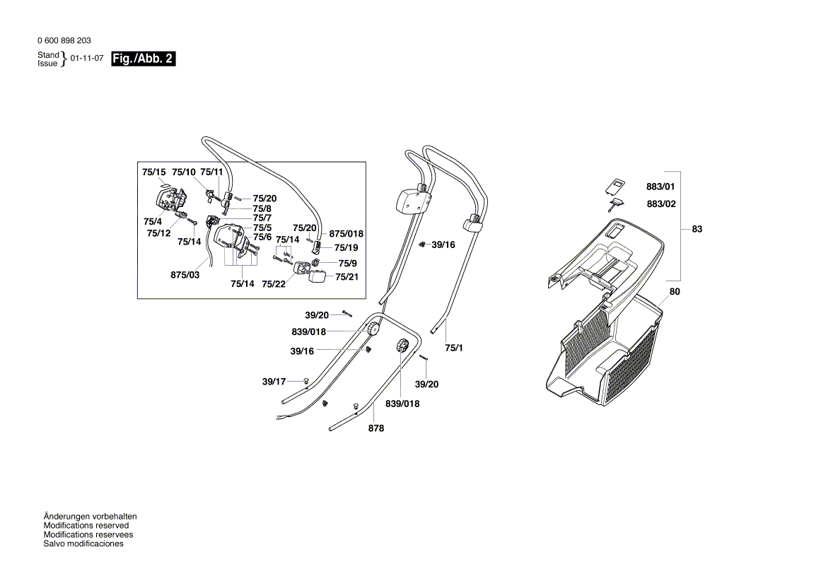 New Genuine Bosch F016102372 Fan