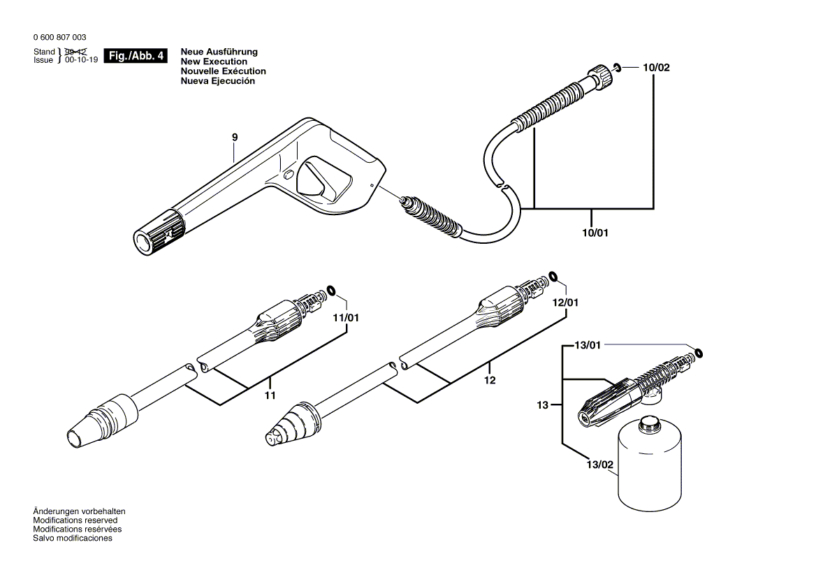 New Genuine Bosch F016102407 Grooved Ring