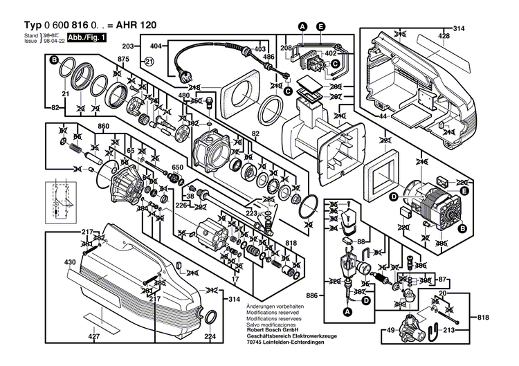 New Genuine Bosch F016102474 Nozzle