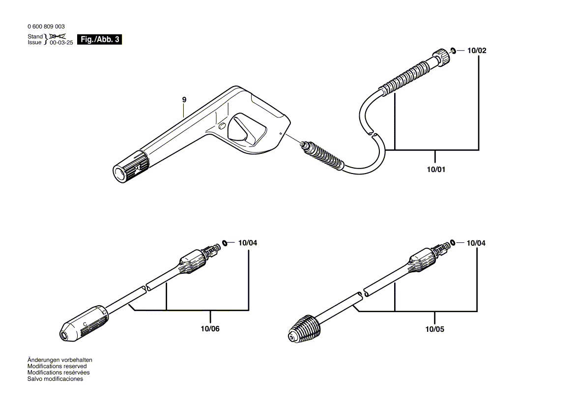 New Genuine Bosch F016102615 Switch