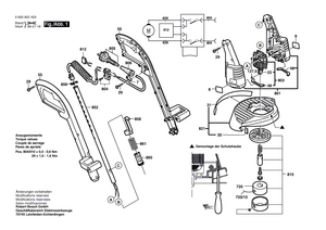 New Genuine Bosch F016102658 Cutting line cartridge