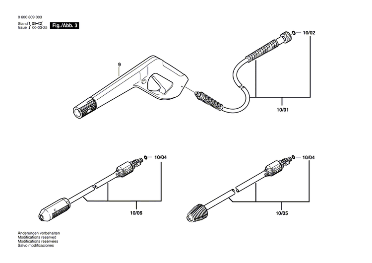New Genuine Bosch F016102669 Nozzle