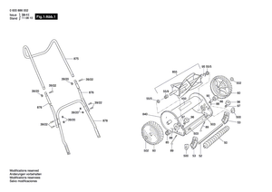 New Genuine Bosch F016102825 Handle