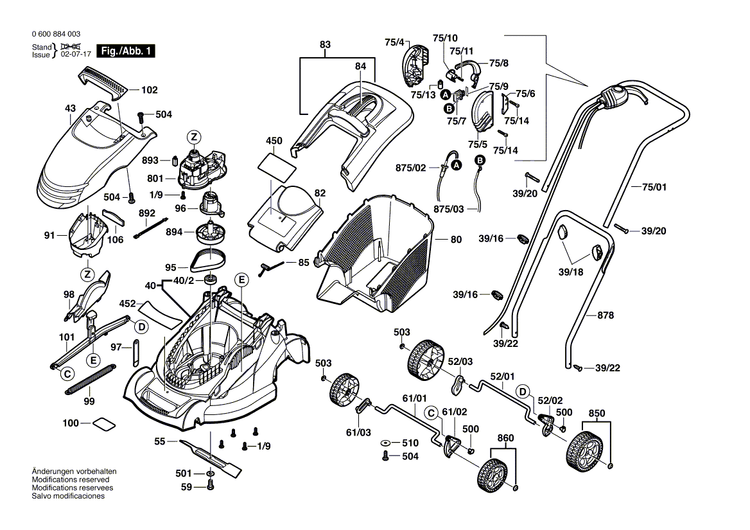 New Genuine Bosch F016102944 Wheel