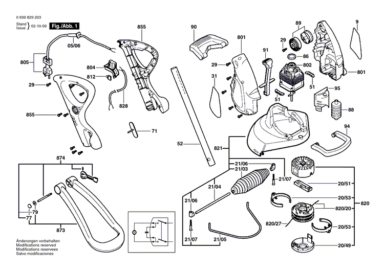 New Genuine Bosch F016103129 Housing Set