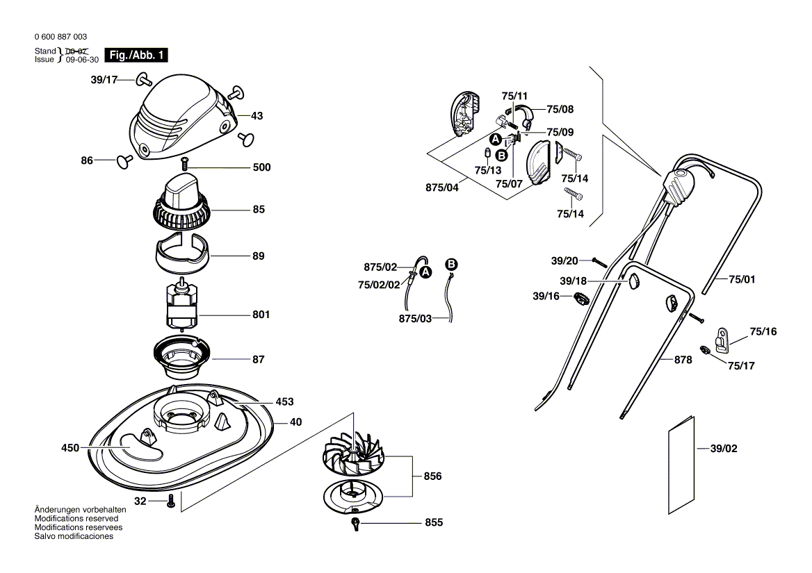 New Genuine Bosch F016103136 Assembly Kit