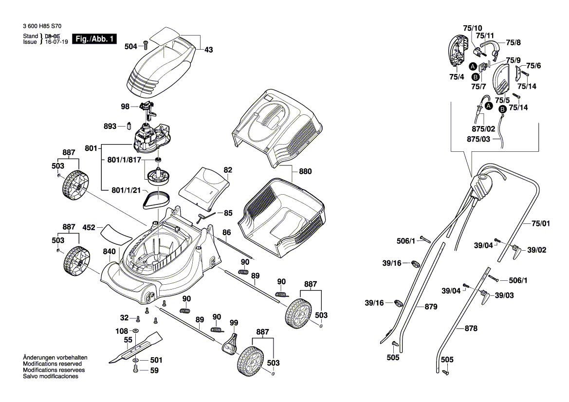 New Genuine Bosch F016103302 Connecting Cable