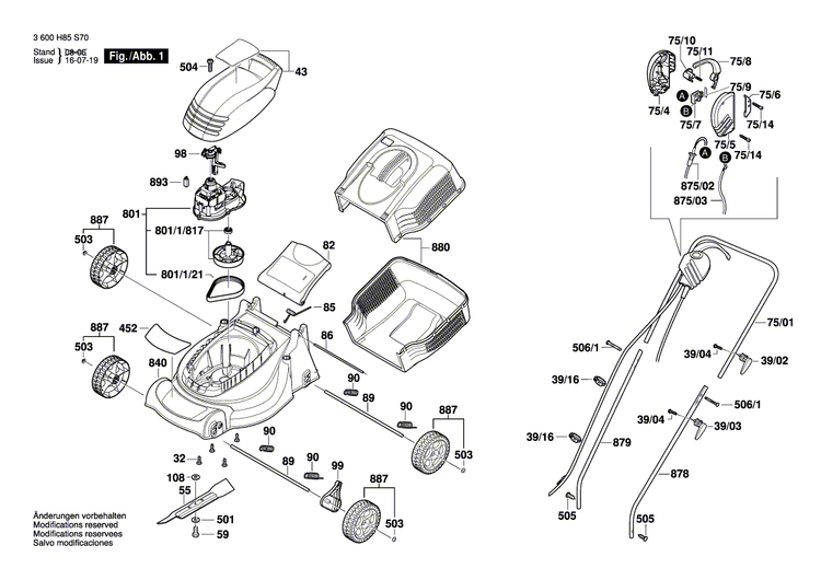 New Genuine Bosch F016103302 Connecting Cable
