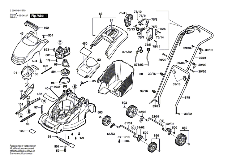 New Genuine Bosch F016103429 Motor