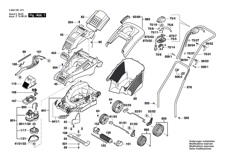 New Genuine Bosch F016103597 Housing