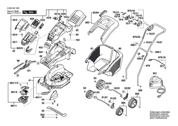 New Genuine Bosch F016103675 Connecting Cable