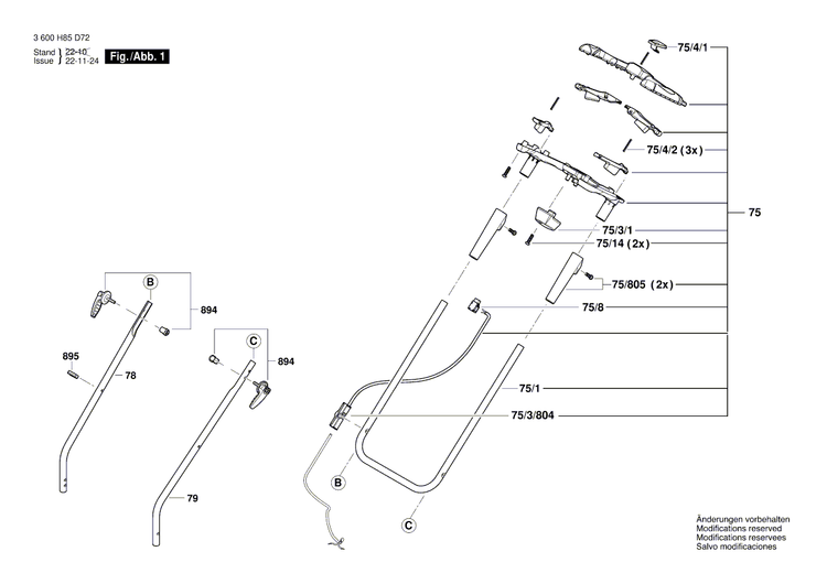 New Genuine Bosch F016104032 Collector Box Top