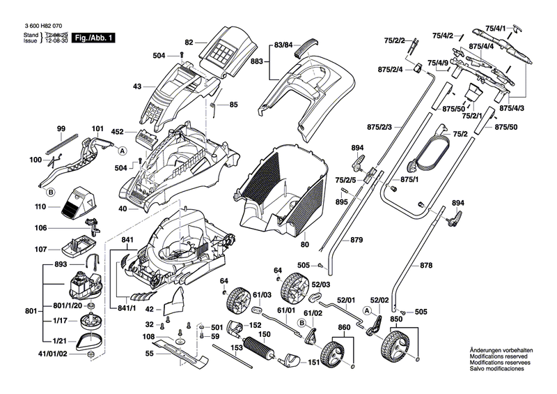 New Genuine Bosch F016104159 Housing Set