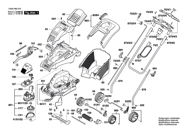 New Genuine Bosch F016104159 Housing Set