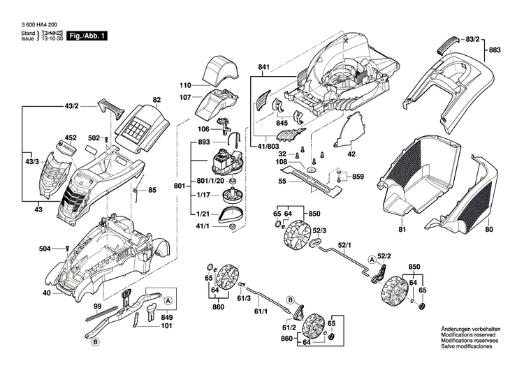 New Genuine Bosch F016104360 Housing Set