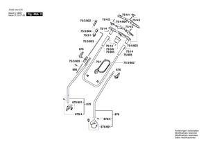 New Genuine Bosch F016104504 Power supply cord