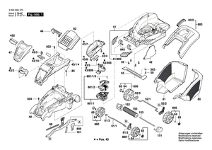 New Genuine Bosch F016104580 bottom handle