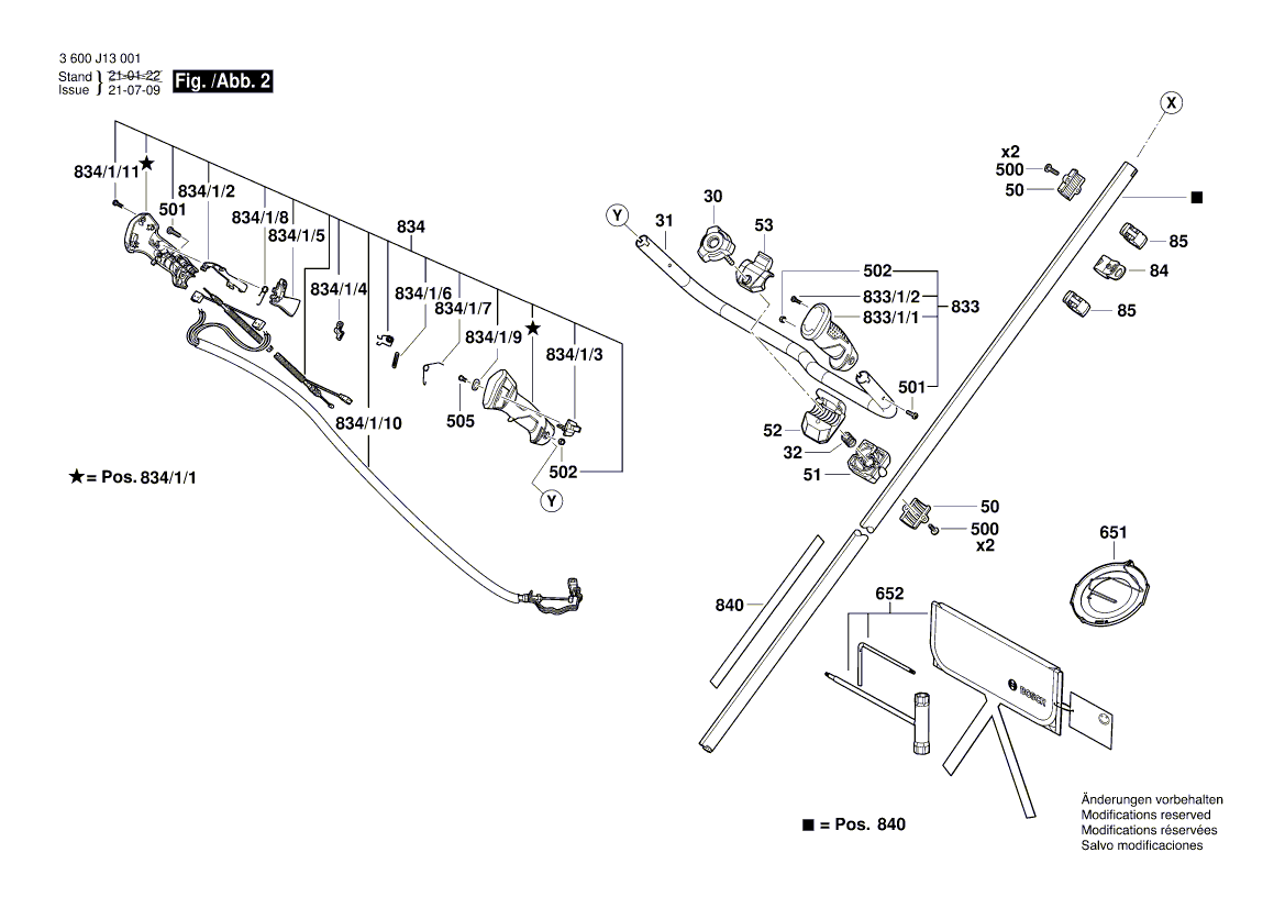 New Genuine Bosch F016104600 Nameplate