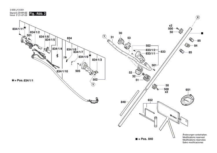 New Genuine Bosch F016104600 Nameplate