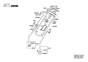New Genuine Bosch F016104819 Power supply cord