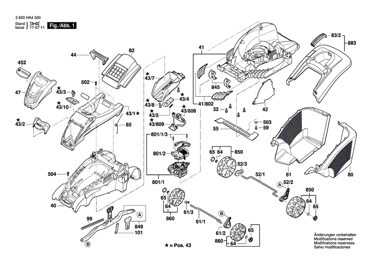 New Genuine Bosch F016104915 Mounting Bracket