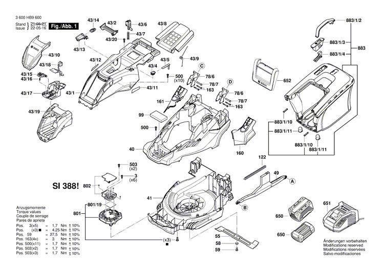 New Genuine Bosch F016105440 Electronics Module