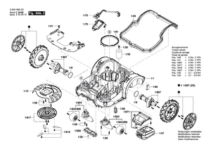 New Genuine Bosch F016105558 Drive Motor