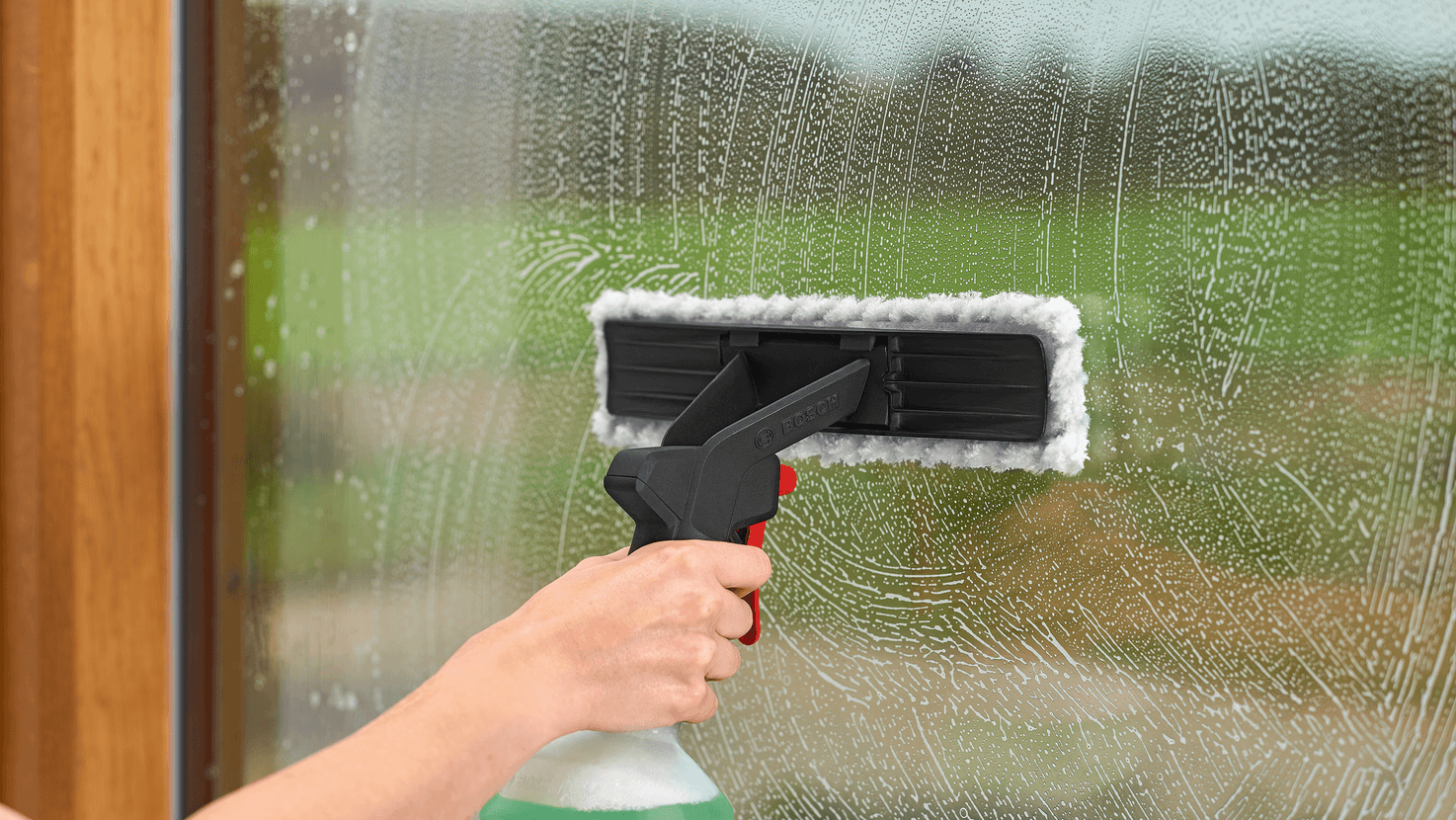 New Genuine Bosch F016800551 GlassVAC - Long replacement microfibre cloths