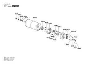 New Genuine Bosch F016A58856 Compression Spring