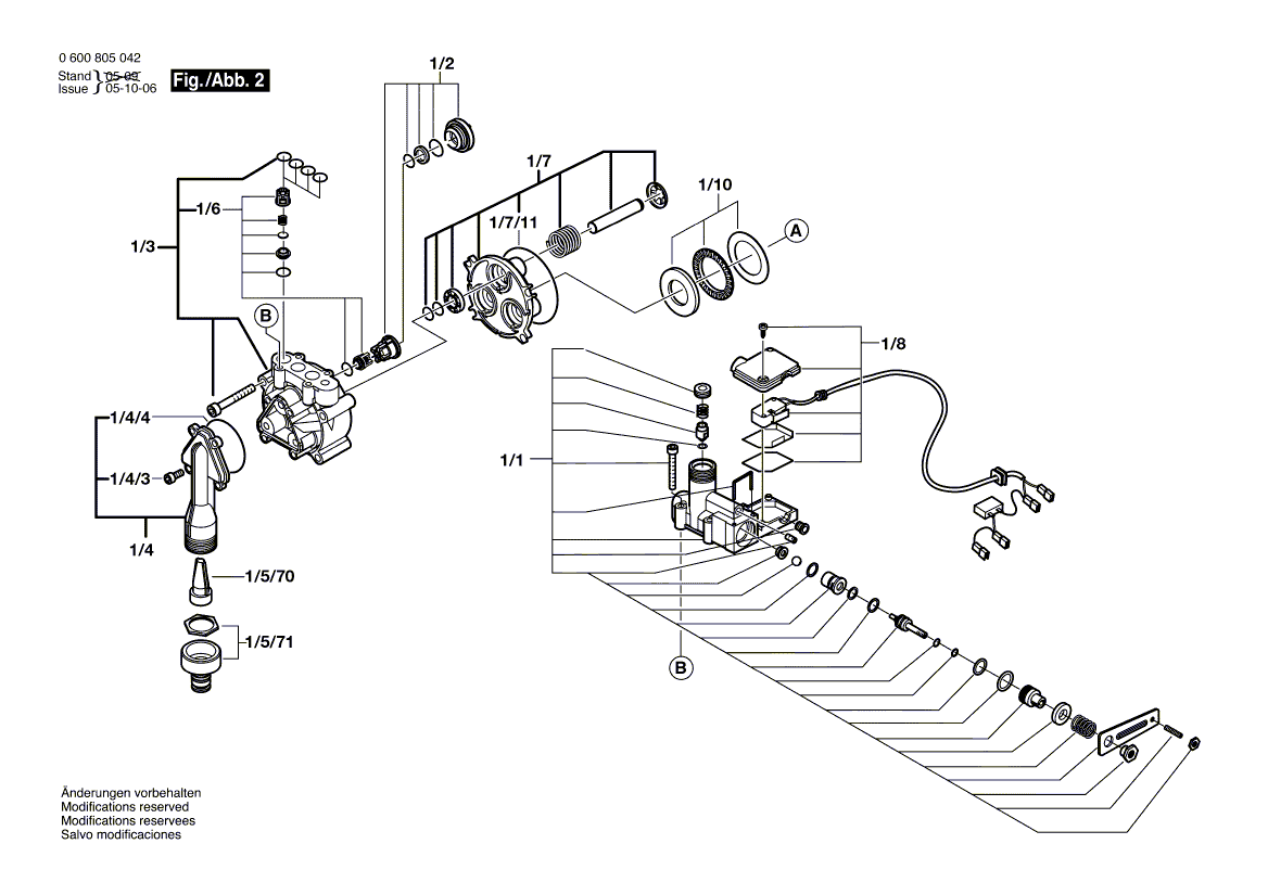 New Genuine Bosch F016F02929 Nozzle