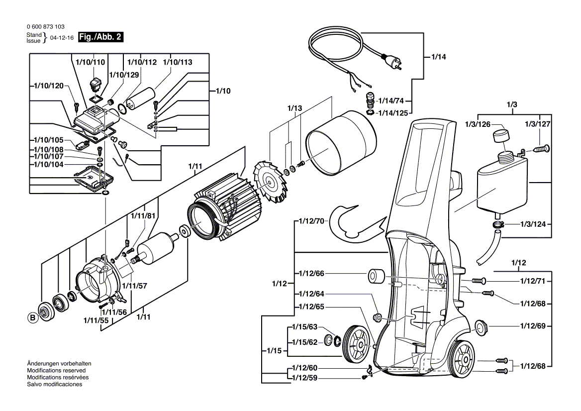 New Genuine Bosch F016F03000 Housing