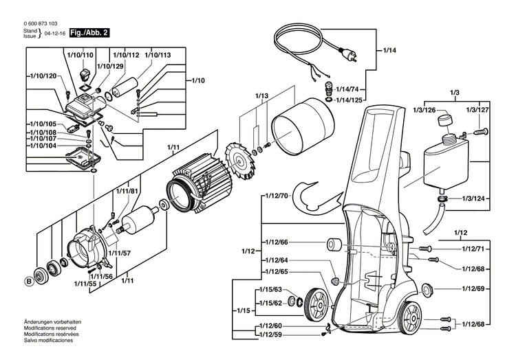 New Genuine Bosch F016F03028 Motor